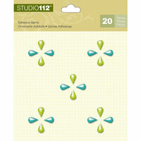 K and Company - Studio 112 Collection - Adhesive Gems - Tear Burst