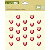 K and Company - Studio 112 Collection - Adhesive Gems - Heart