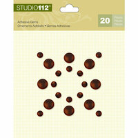 K and Company - Studio 112 Collection - Adhesive Gems - Bronze