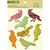 K and Company - Studio 112 Collection - Adhesive Chipboard with Glitter Accents - Bird
