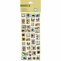 K and Company - Studio 112 Collection - Epoxy Stickers - Iconic Brocade