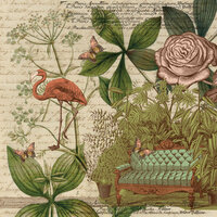 K and Company - Engraved Garden Collection - 12 x 12 Paper - Sofa