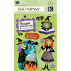 K and Company - Halloween Collection - 3 Dimensional Stickers Medley with Epoxy Gem and Varnish Accents - Witch