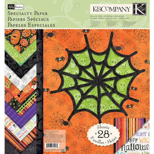 K and Company - Halloween Collection - 12 x 12 Specialty Paper Pad
