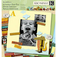 K and Company - Actopus to Zelephant Collection - 12 x 12 Alphabet Page Pad