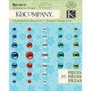 K and Company - Very Merry Collection - Christmas - Adhesive Gems