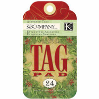 K and Company - Visions of Christmas Collection - Tag Pad