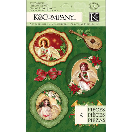 K and Company - Visions of Christmas Collection - Grand Adhesions - Angel