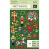 K and Company - Visions of Christmas Collection - Clearly Yours - Epoxy Stickers