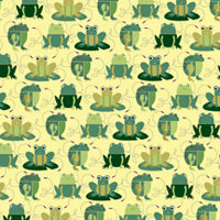 K and Company - Actopus to Zelephant Collection - 12 x 12 Paper - Frogs, CLEARANCE