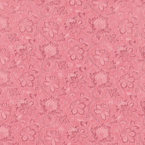 K and Company - Merryweather Collection - 12 x 12 Paper with Varnish Accents - Pink Floral
