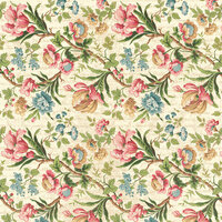 K and Company - Merryweather Collection - 12 x 12 Paper - Tulip and Carnation