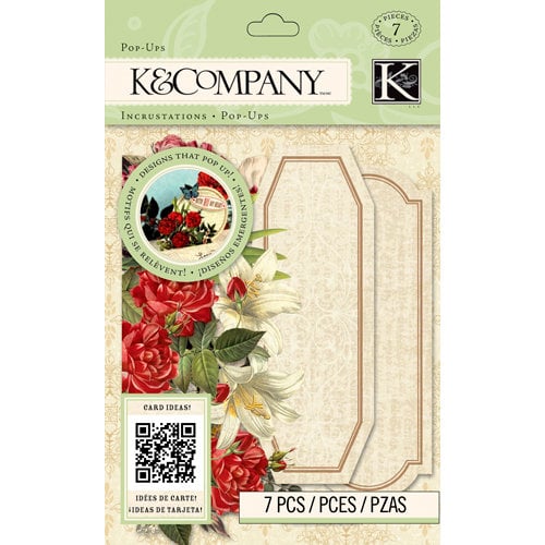 K and Company - Beyond Postmarks Collection - 3 Dimensional Pop-Ups - Botanical