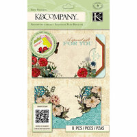 K and Company - Beyond Postmarks Collection - Gift Pockets - Florals
