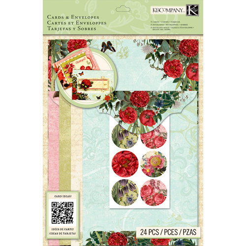 K and Company - Beyond Postmarks Collection - Cards and Envelopes - Botanical