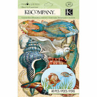 K and Company - Travel Collection - Die Cut Cardstock Pieces