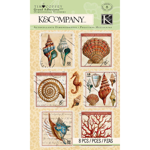 K and Company - Travel Collection - Grand Adhesions - Stamp
