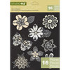 K and Company - Studio 112 Collection - Die Cut Stickers - Flower