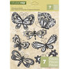 K and Company - Studio 112 Collection - 3 Dimensional Stickers - Butterfly