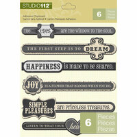 K and Company - Studio 112 Collection - Adhesive Chipboard - Inspiration