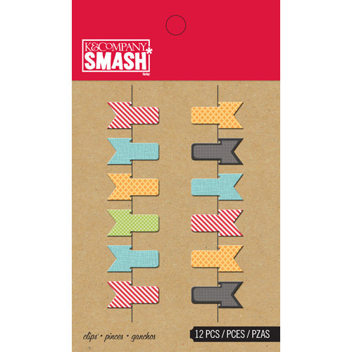 K and Company - SMASH Collection - Clips - Tiny Flag