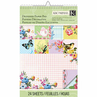 K and Company - Bloomscape Collection - Ledger Designer Paper Pad