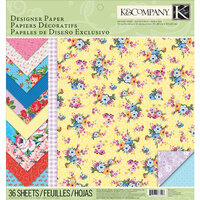 K and Company - Bloomscape Collection - 12 x 12 Designer Paper Pad