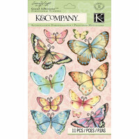 K and Company - Floral Collection - Grand Adhesions - Butterfly