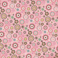 K and Company - Blossom Collection - 12 x 12 Paper - Pink Flowers