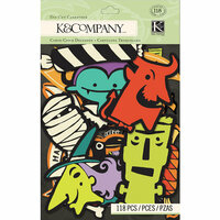 K and Company - Spooky Collection - Halloween - Die Cut Cardstock Pieces
