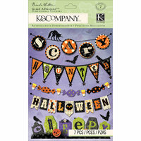K and Company - Haunted Collection - Halloween - Grand Adhesions - Words