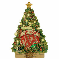 K and Company - Christmas 2012 Collection by Tim Coffey - Chipboard Box - Alphabet