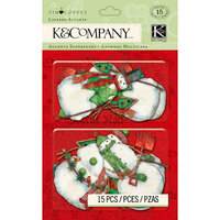 K and Company - Christmas 2012 Collection by Tim Coffey - Layered Accents with Glitter Accents - Icon