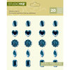 K and Company - Studio 112 Collection - Adhesive Gems - Navy Assortment
