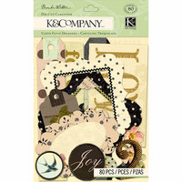 K and Company - Brenda Walton Collection - Die Cut Cardstock Pieces - Maison