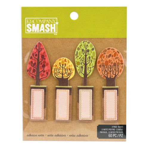 K and Company - SMASH Collection - Sticky Note Pad - Trees