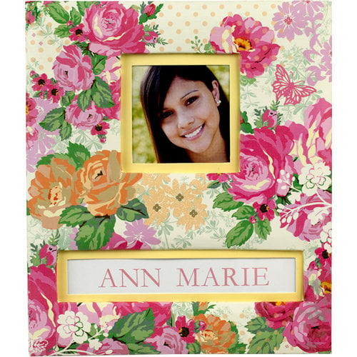 K and Company - Frame a Name Scrapbook Album - 8.5 x 11 - Pink Floral