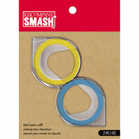 K and Company - SMASH Collection - Label Maker Tape Refill - Blue and Yellow
