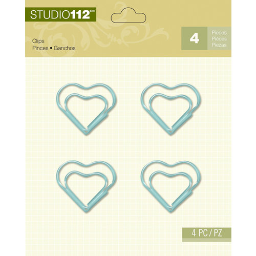 K and Company - Studio 112 Collection - Clips - Blue Heart