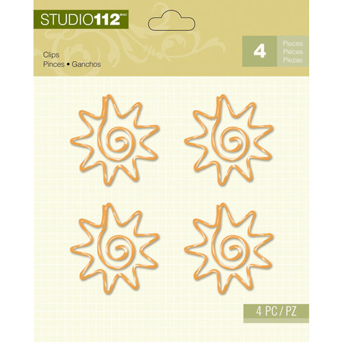 K and Company - Studio 112 Collection - Clips - Orange Sun
