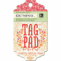 K and Company - Handmade Collection - Tag Pad
