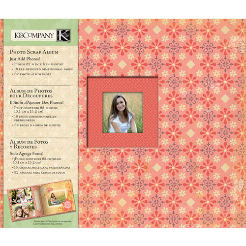 K and Company - Handmade Collection - Photo Scrapbook Album