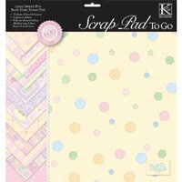 K and Company - 12 x 12 Scrap Pad To Go - Sweet Pea Baby Girl