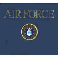 K and Company 12 x 12 Post Bound Scrapbook - Air Force