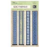 K and Company - Blue Awning Collection - Adhesive Paper Ribbon, CLEARANCE