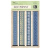 K and Company - Blue Awning Collection - Adhesive Paper Ribbon, CLEARANCE