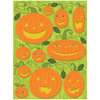 K and Company - Halloween Whimsy Collection - Grand Adhesions Stickers - Pumpkin, CLEARANCE