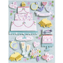 K and Company - Grand Adhesions - Wedding Collection - Wedding Cake, CLEARANCE