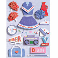 K and Company - Grand Adhesions - Sparkly Sweet - Cheerleader - Girl, CLEARANCE