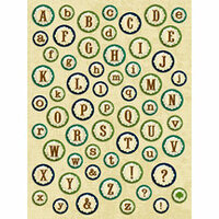 K and Company - Clearly Yours Epoxy Stickers - Girl Scout Collection - Alphabet, CLEARANCE